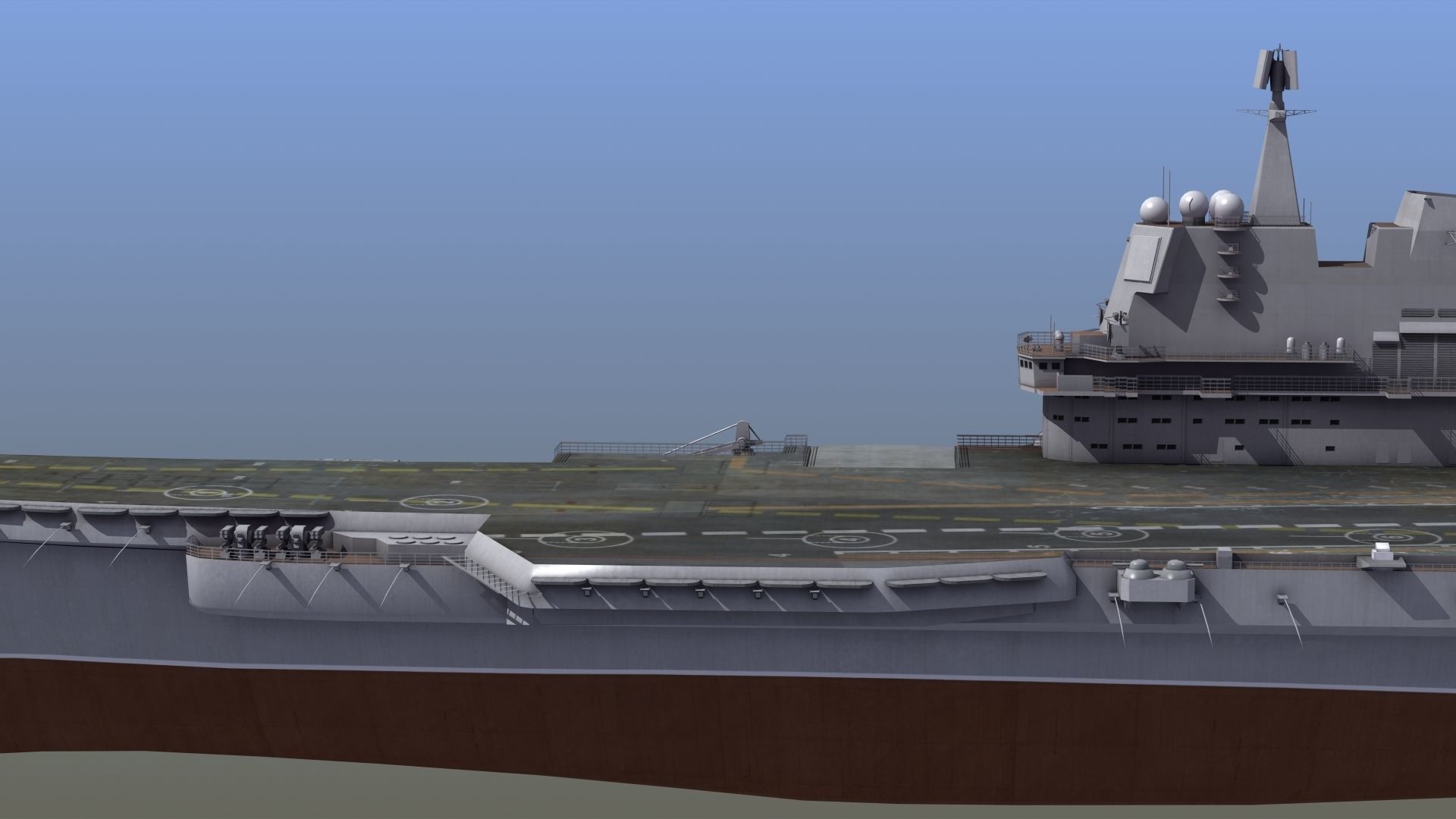 CV17 Shandong Carrier 3D model_10