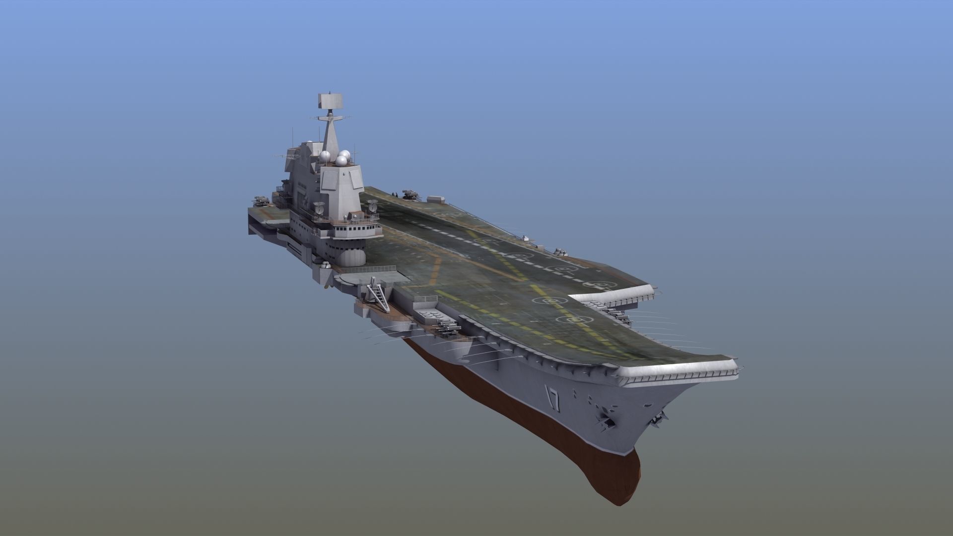 CV17 Shandong Carrier 3D model_13