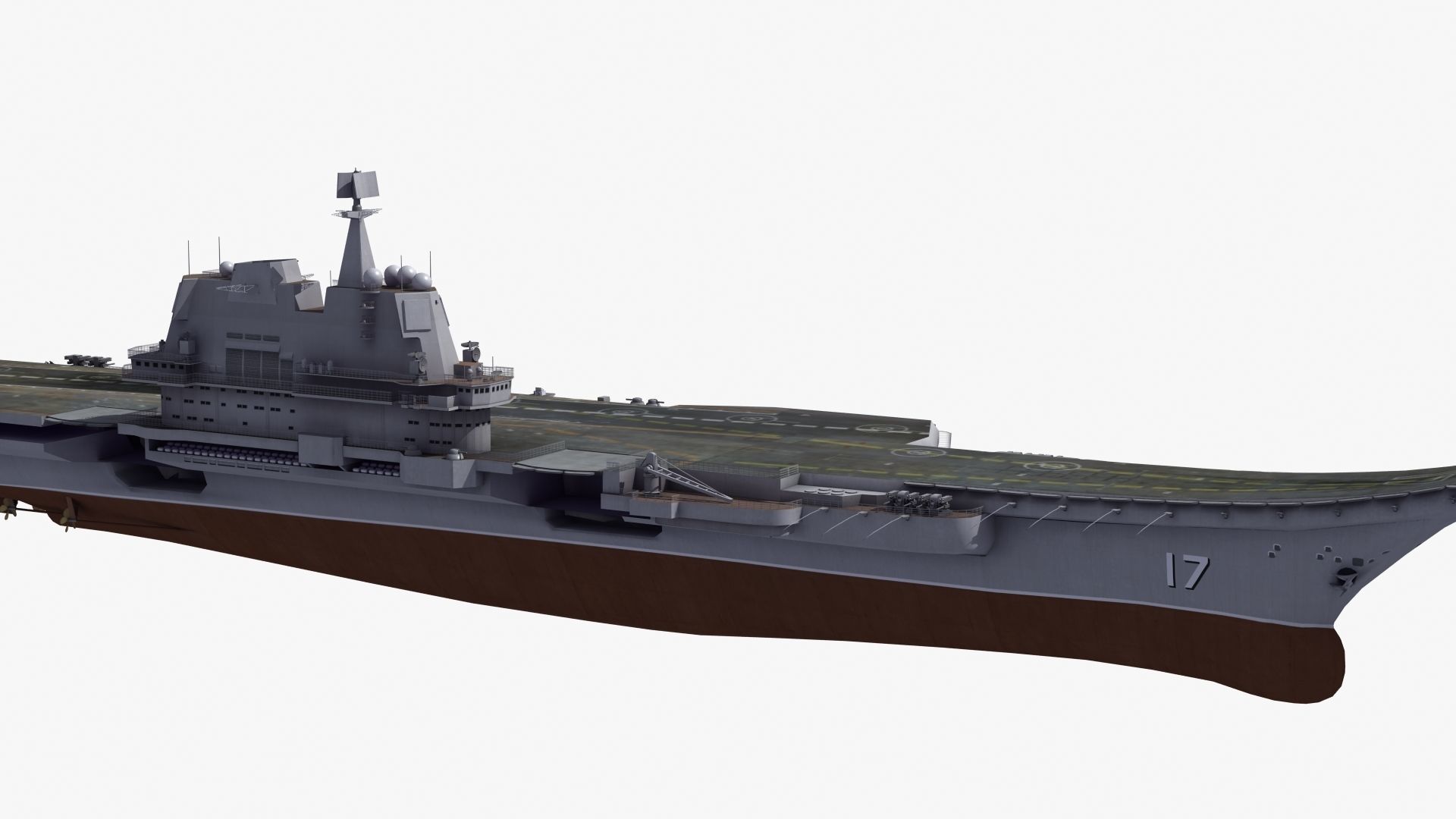 CV17 Shandong Carrier 3D model_26