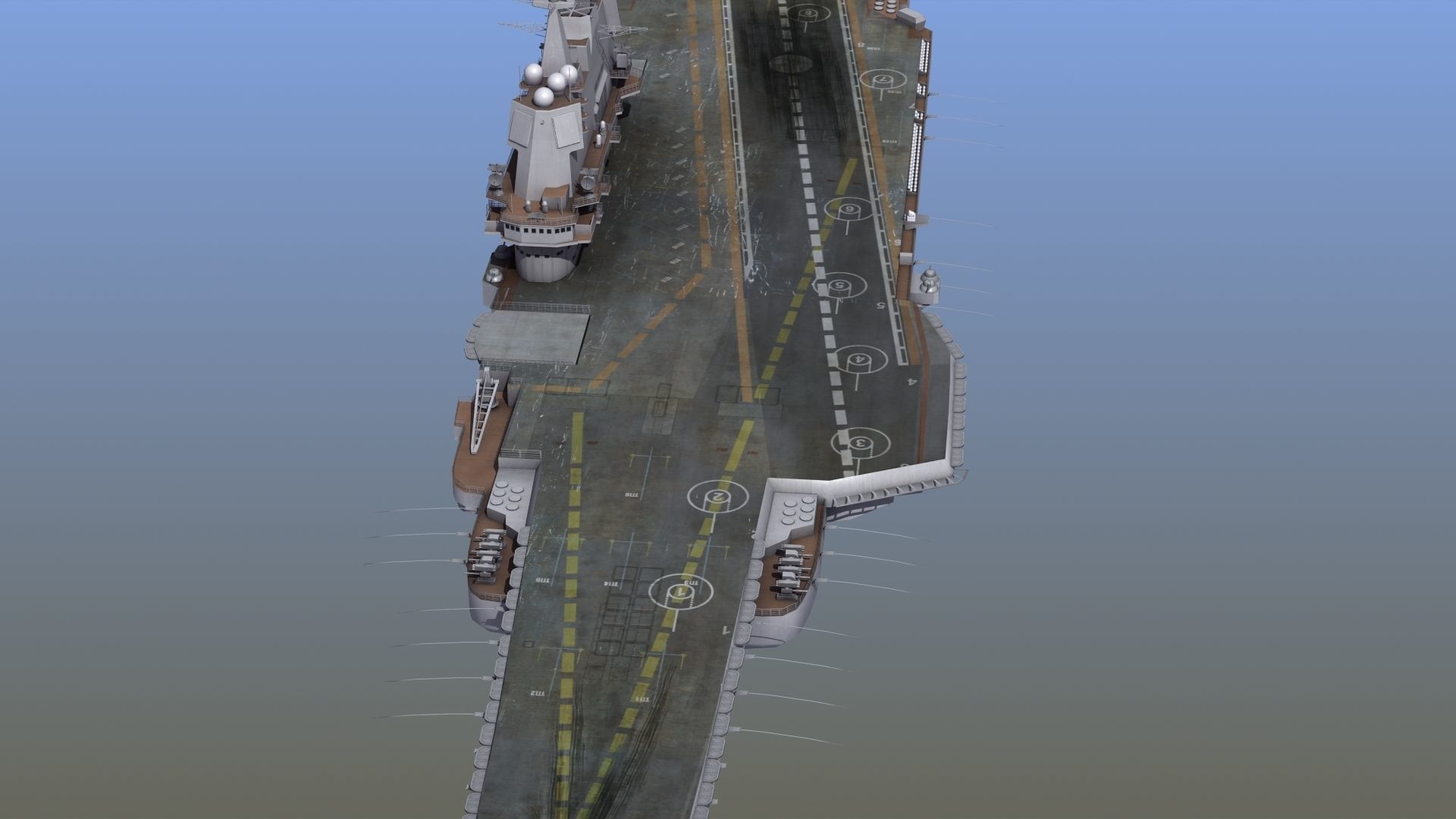 CV17 Shandong Carrier 3D model_9
