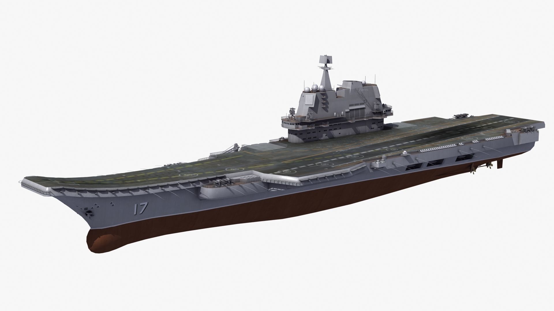 CV17 Shandong Carrier 3D model_22