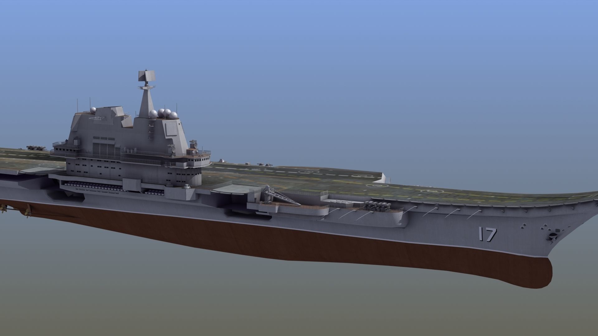 CV17 Shandong Carrier 3D model_15