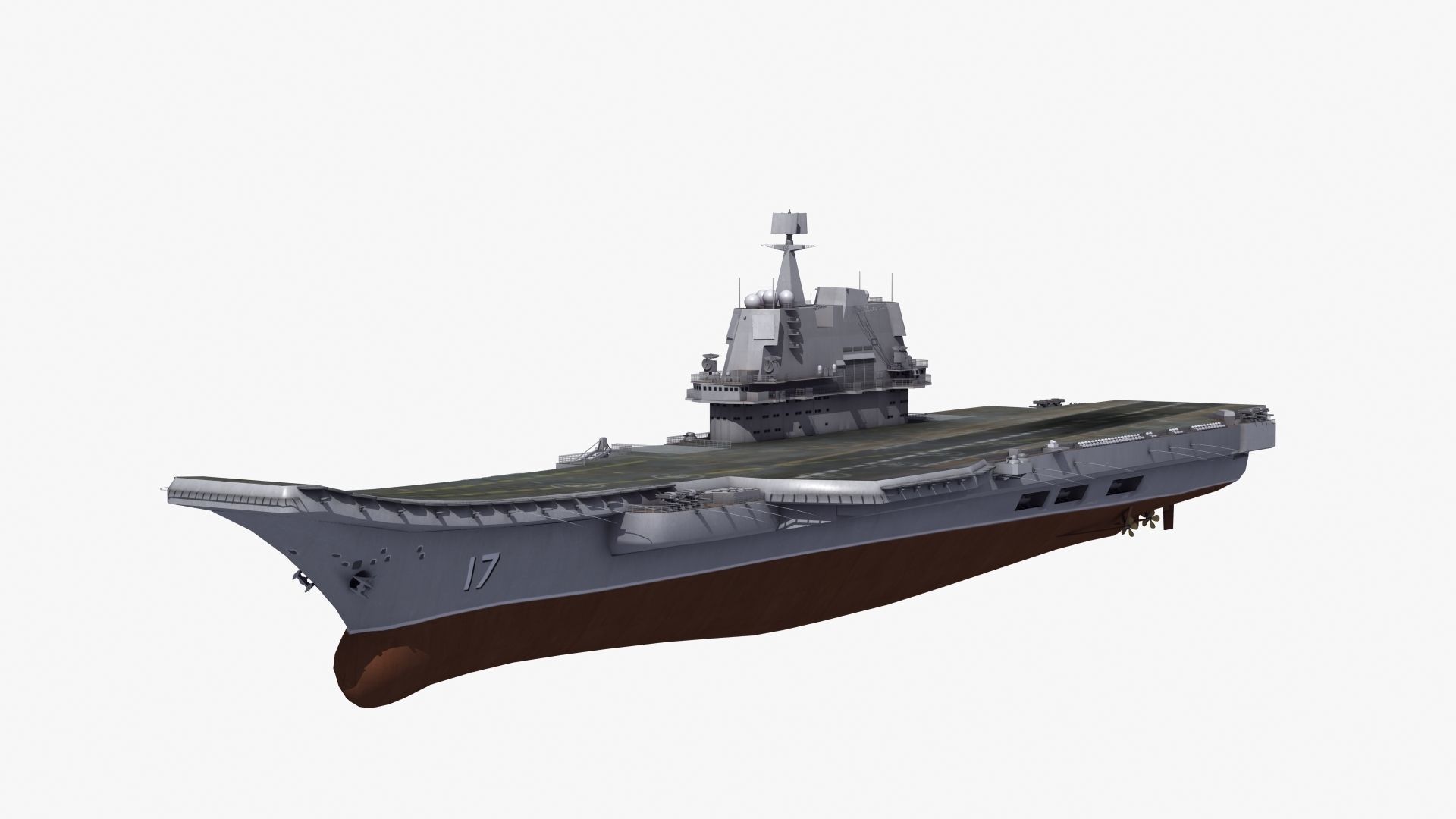 CV17 Shandong Carrier 3D model_28