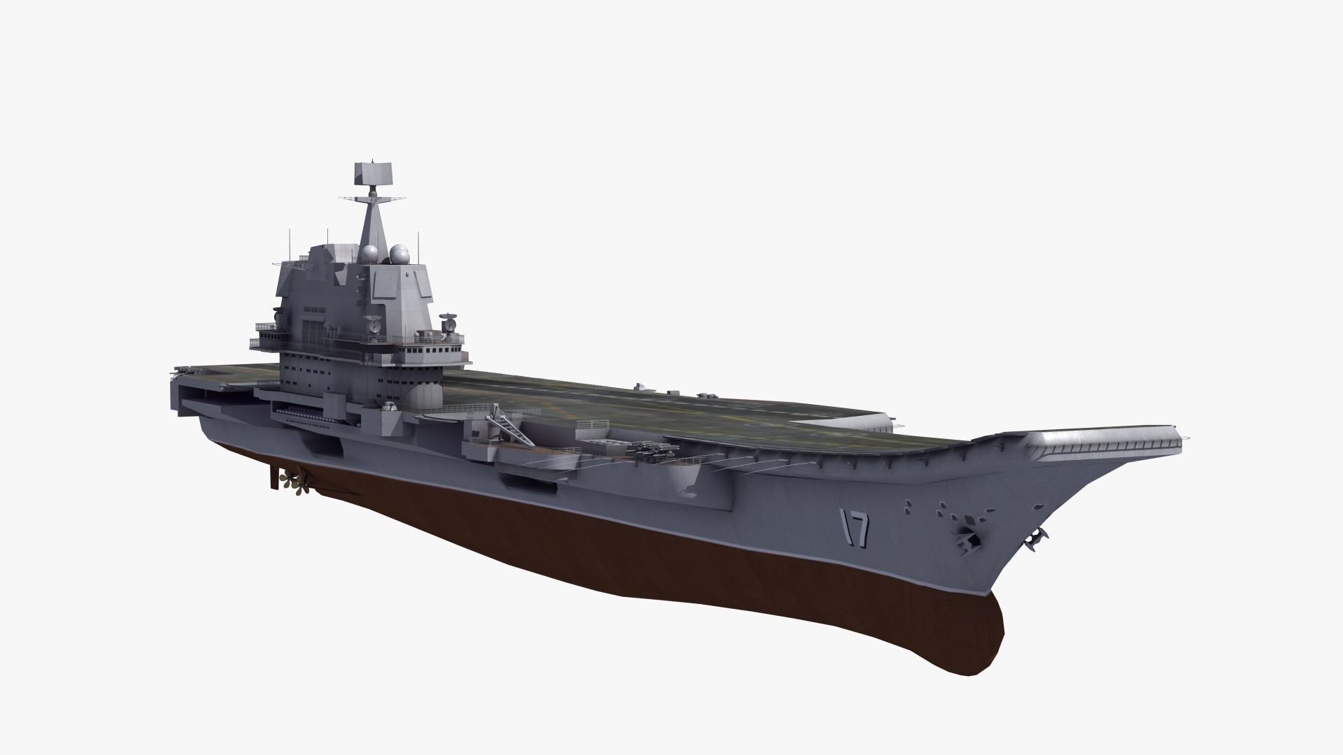 CV17 Shandong Carrier 3D model_31