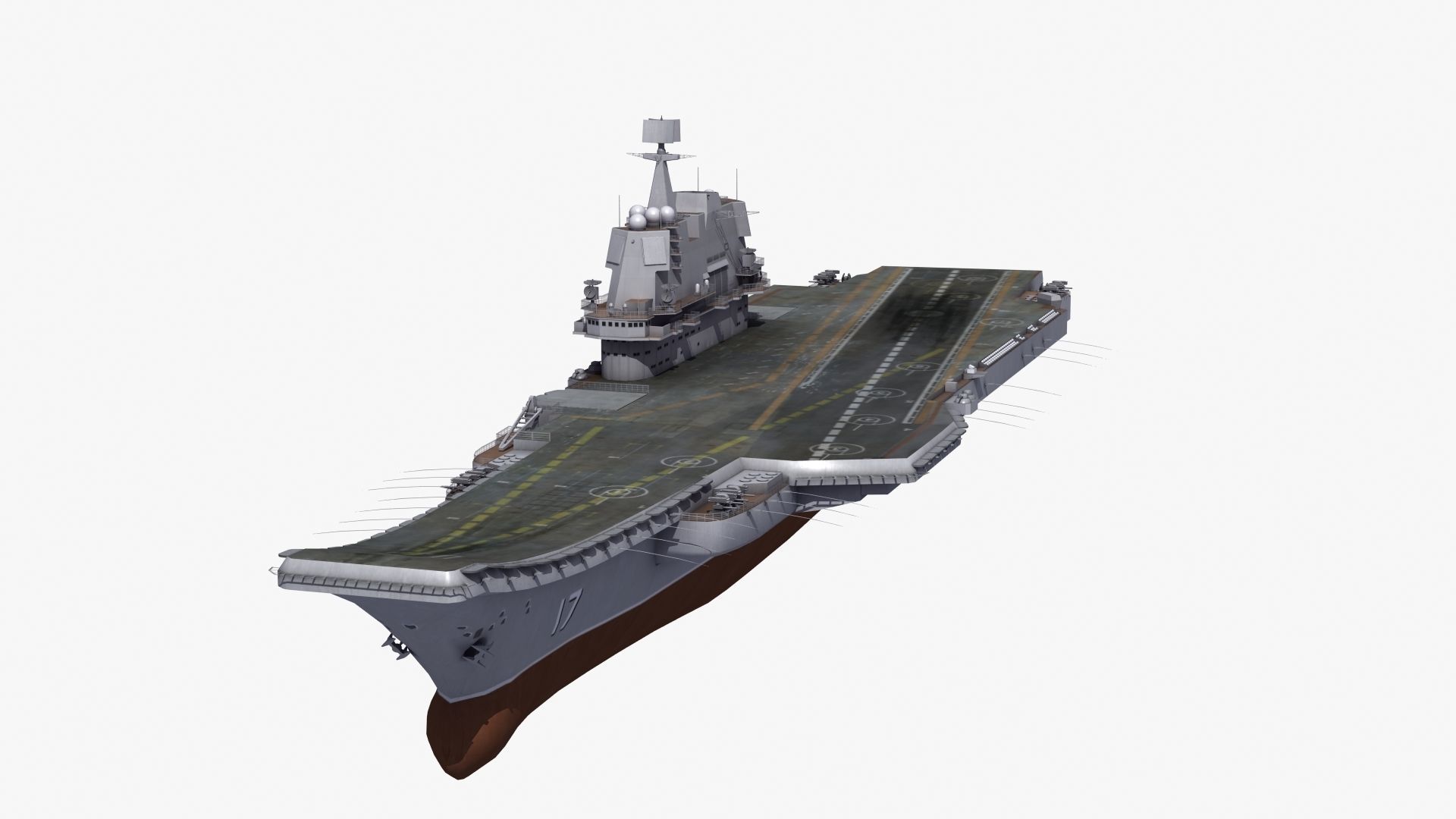 CV17 Shandong Carrier 3D model_30