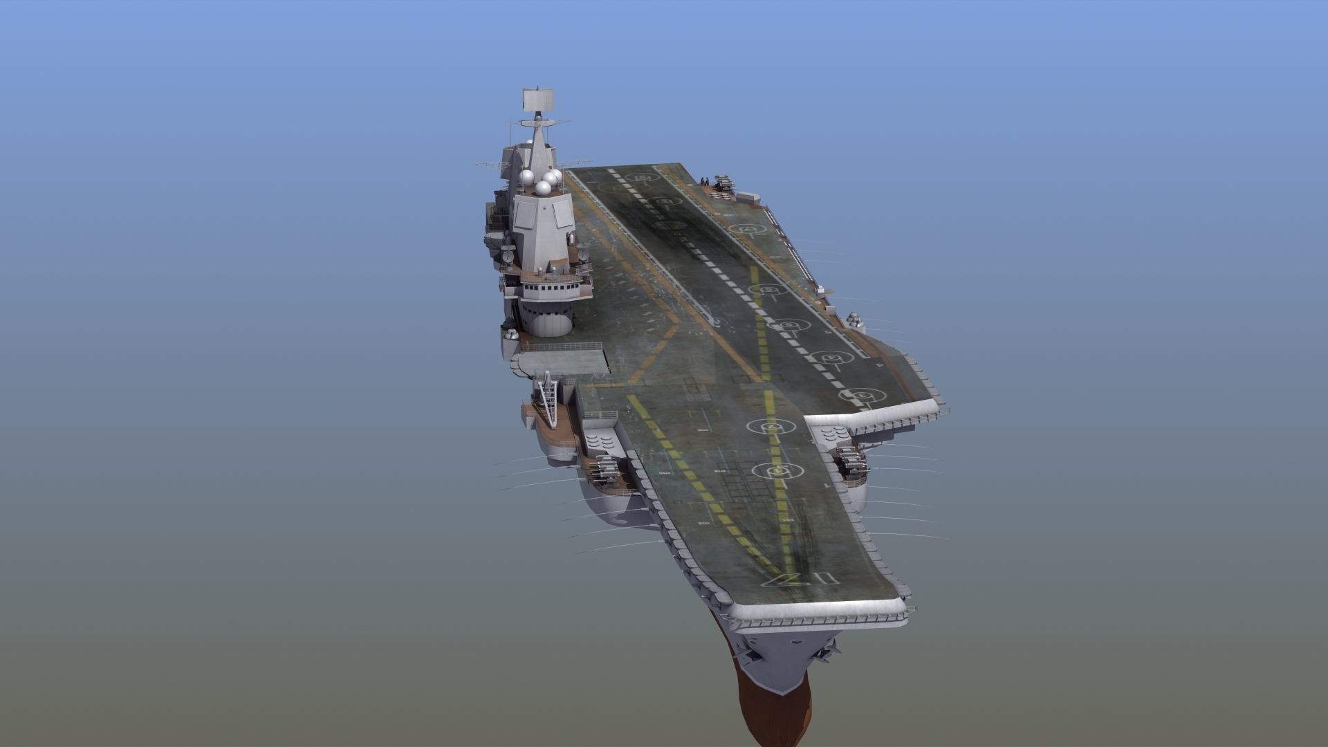 CV17 Shandong Carrier 3D model_14