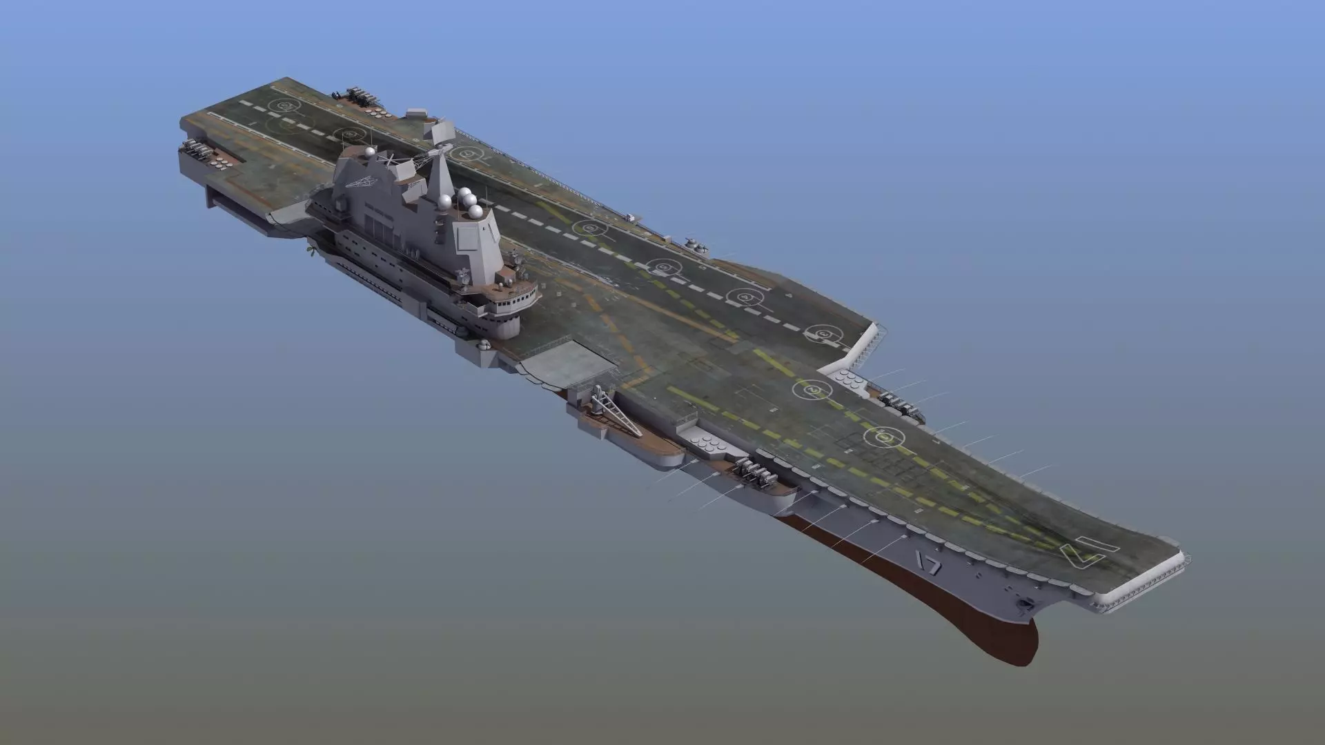 CV17 Shandong Carrier 3D model_0