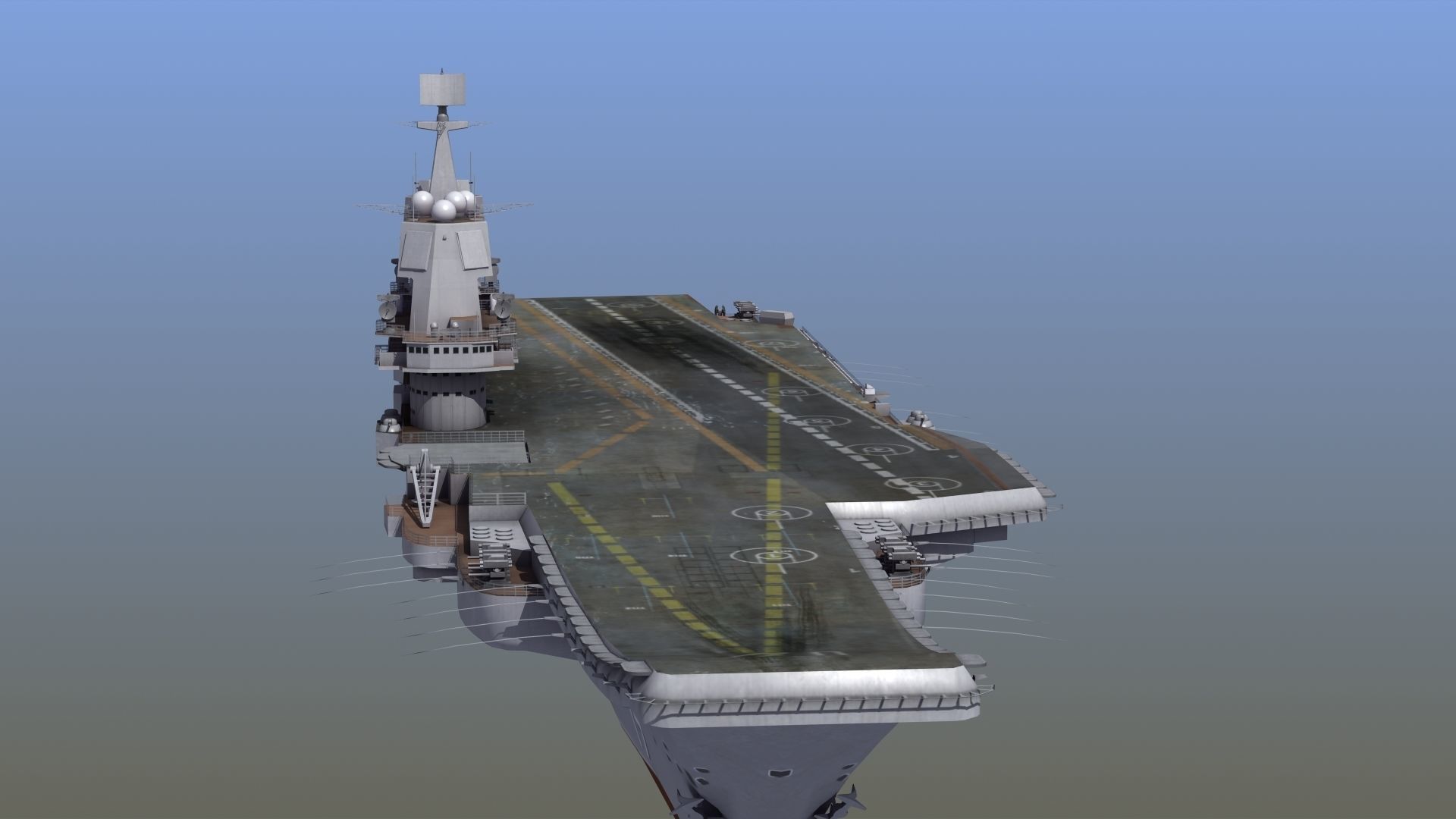CV17 Shandong Carrier 3D model_6