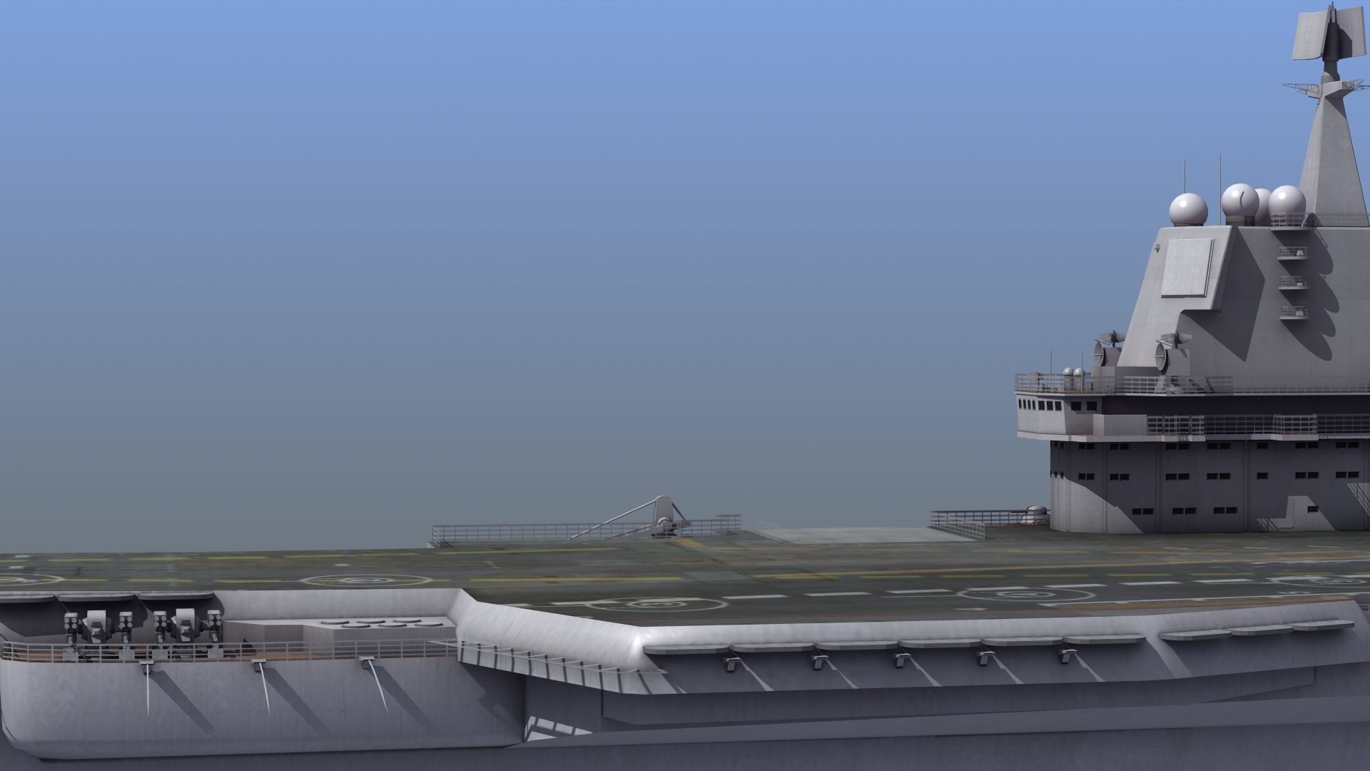 CV17 Shandong Carrier 3D model_4