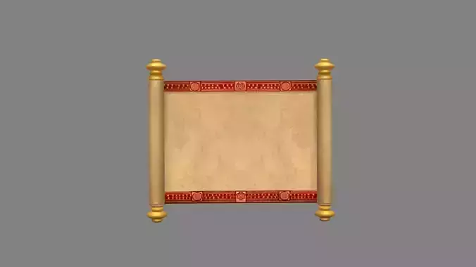 Ancient scroll - The emperor edict