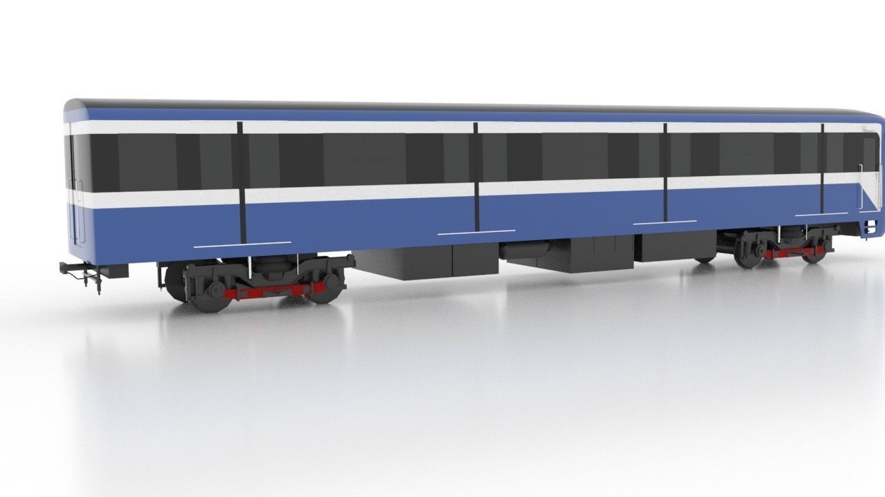 Subway Train 81-7036 Low 3D Model Collection_6