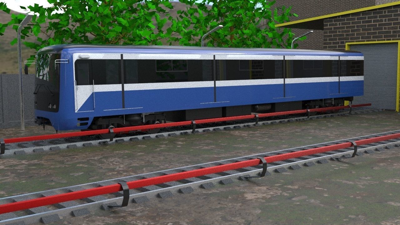 Subway Train 81-7036 Low 3D Model Collection_11