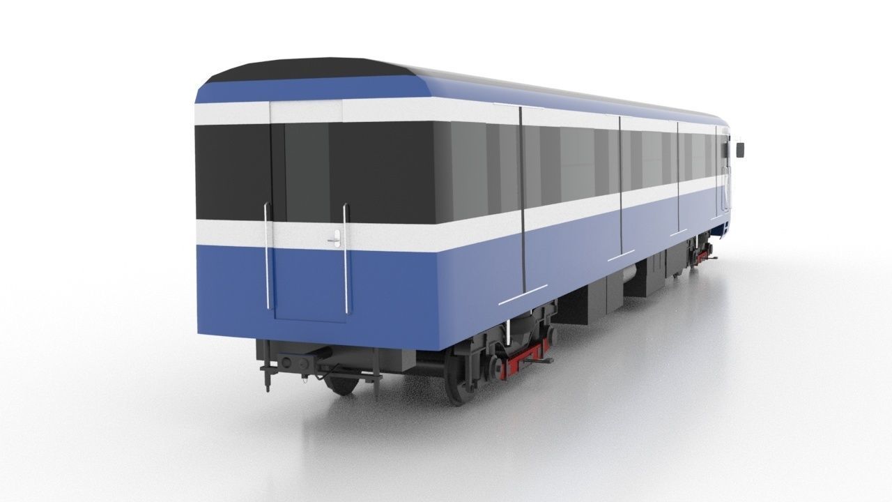 Subway Train 81-7036 Low 3D Model Collection_7