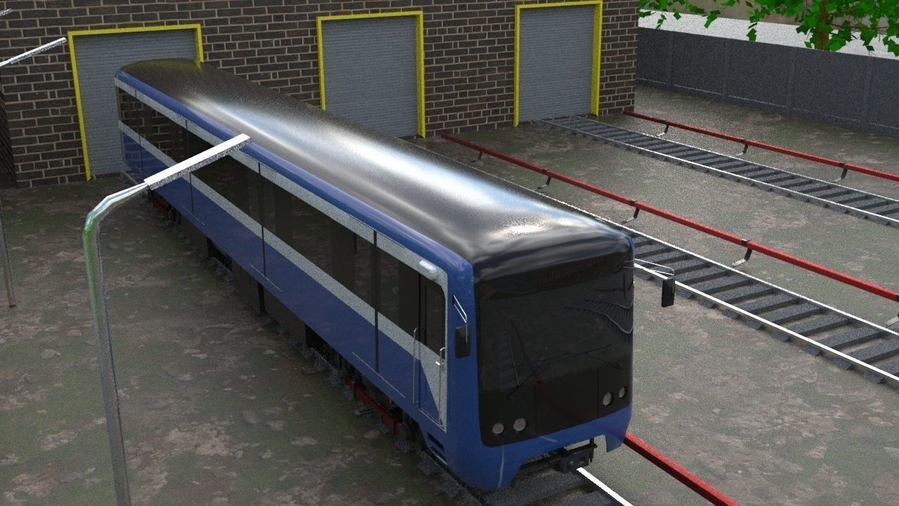 Subway Train 81-7036 Low 3D Model Collection_10