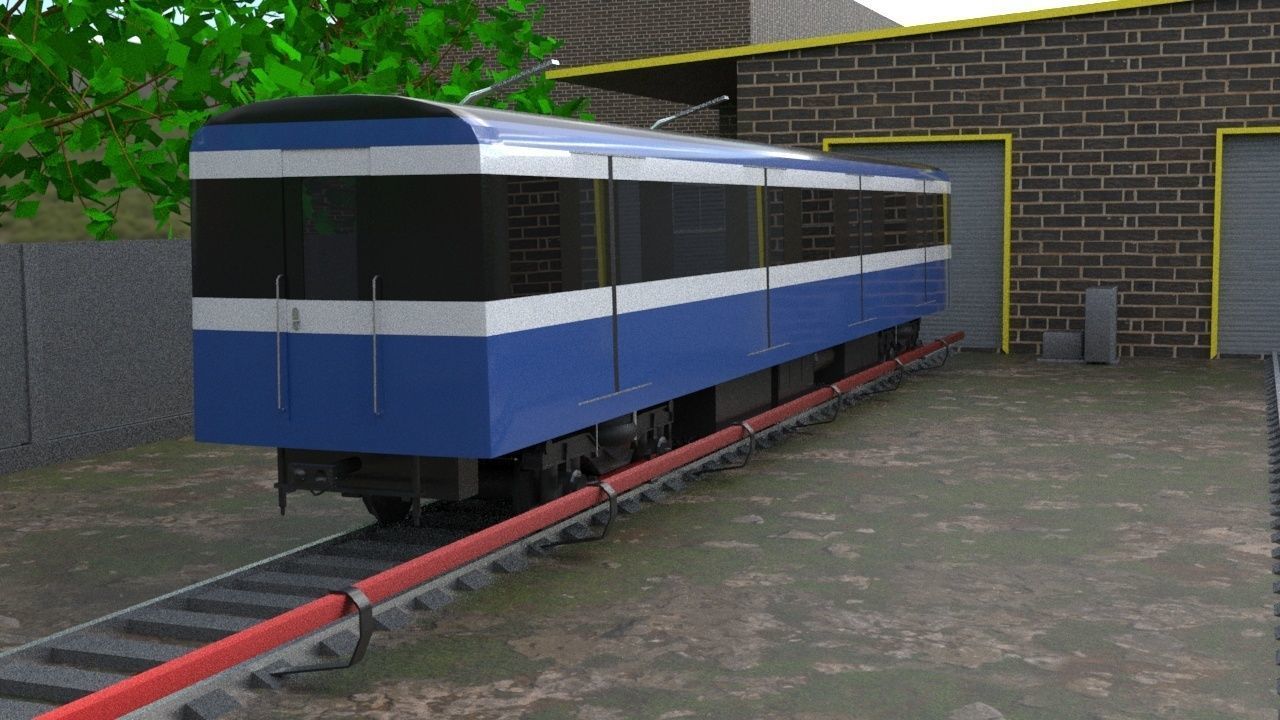 Subway Train 81-7036 Low 3D Model Collection_27