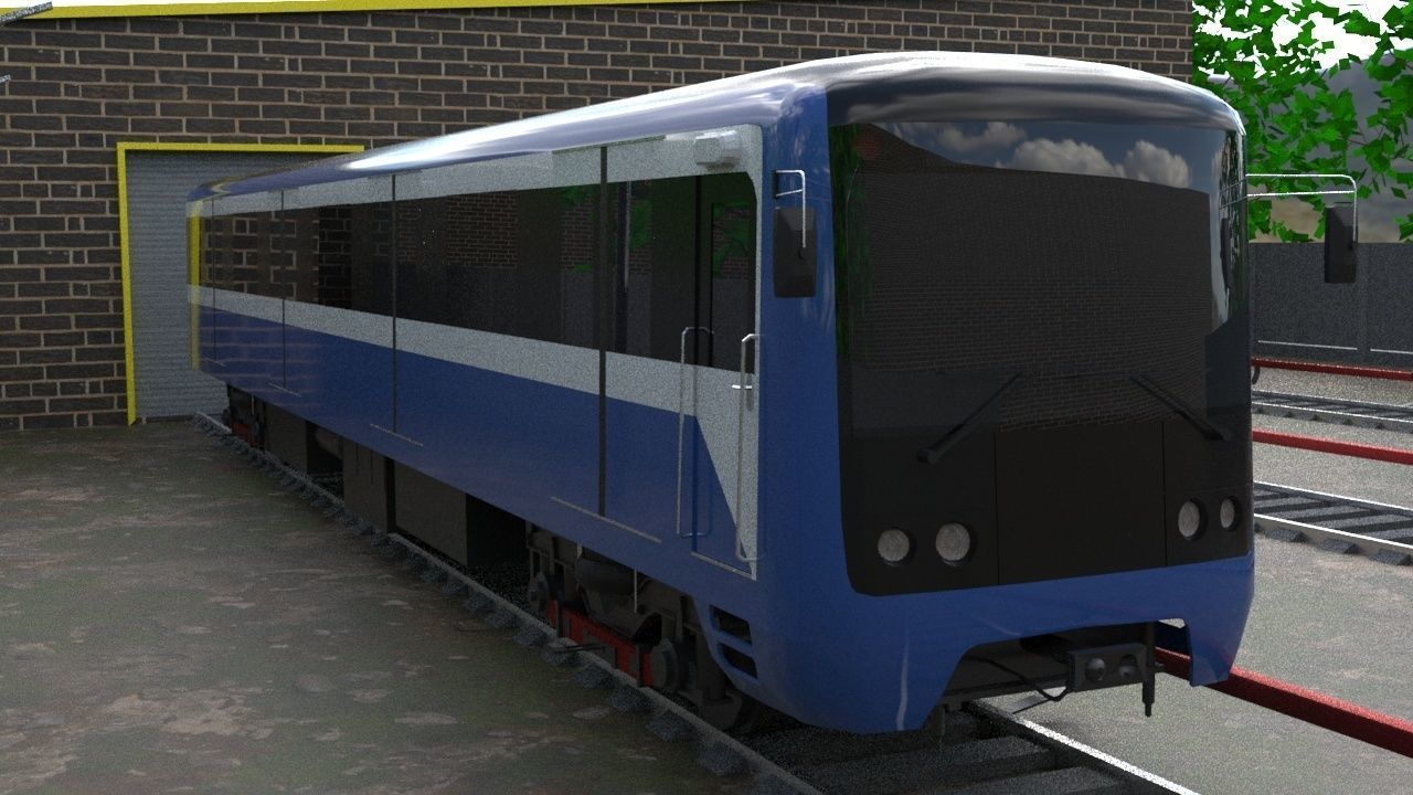 Subway Train 81-7036 Low 3D Model Collection_13