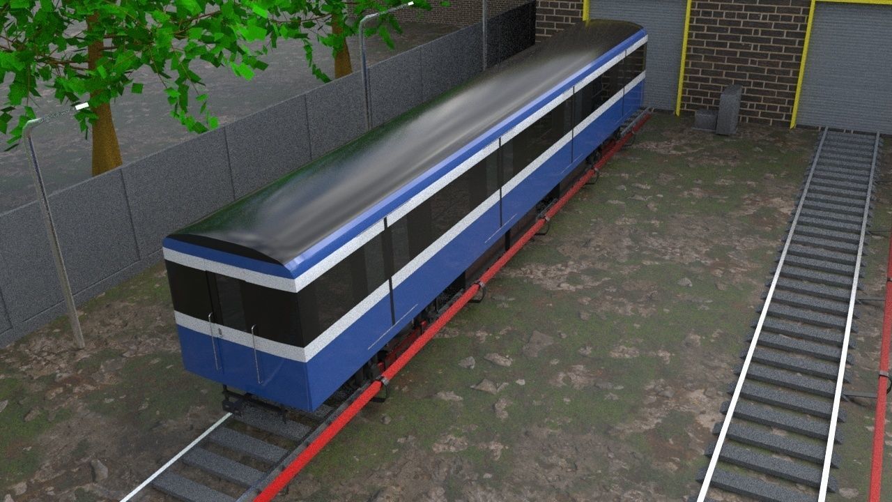 Subway Train 81-7036 Low 3D Model Collection_28