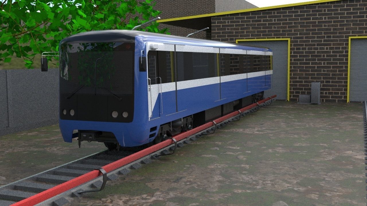 Subway Train 81-7036 Low 3D Model Collection_12