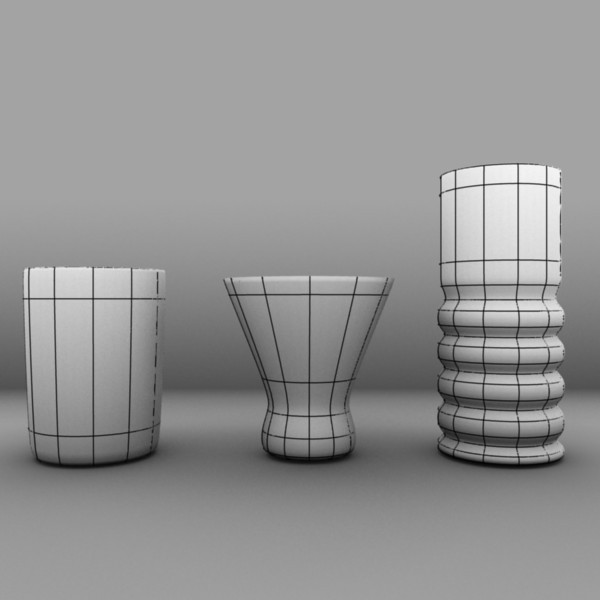 Glassware Collection 20 Pieces 3D model_2