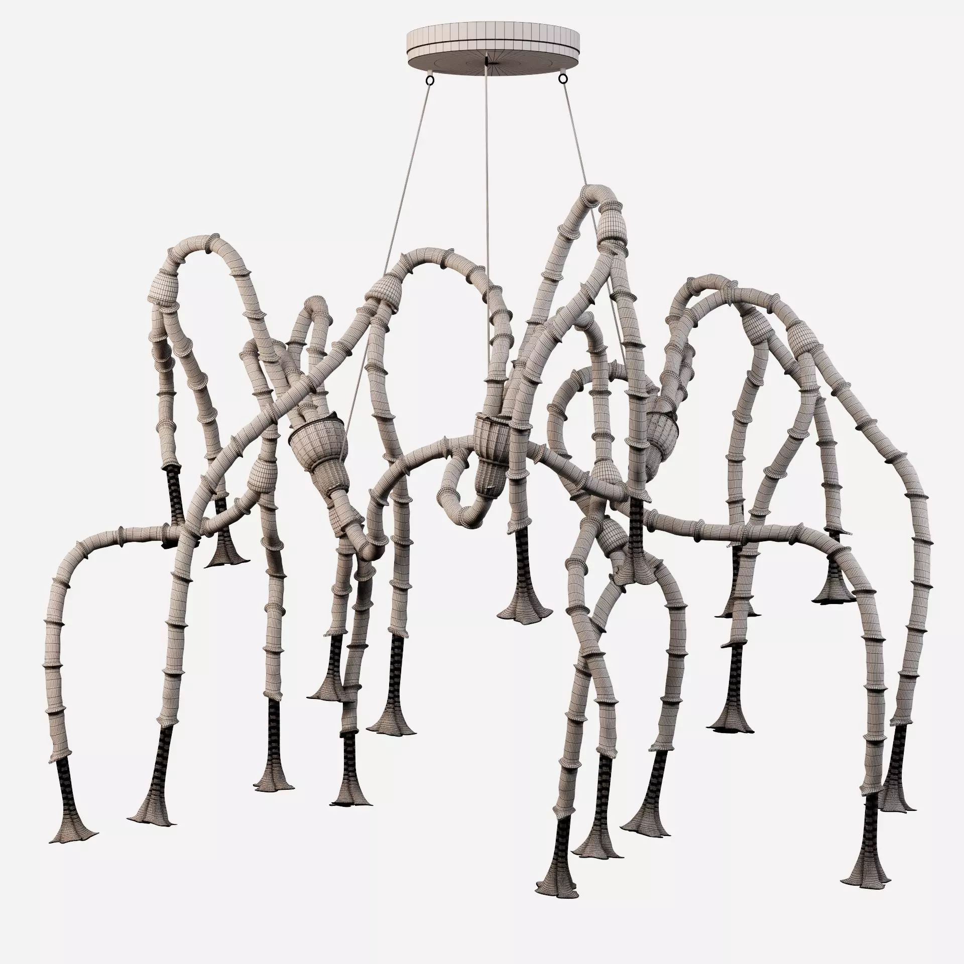 Ceiling lamp Brugmansia Amaranto Floating 3D model_2