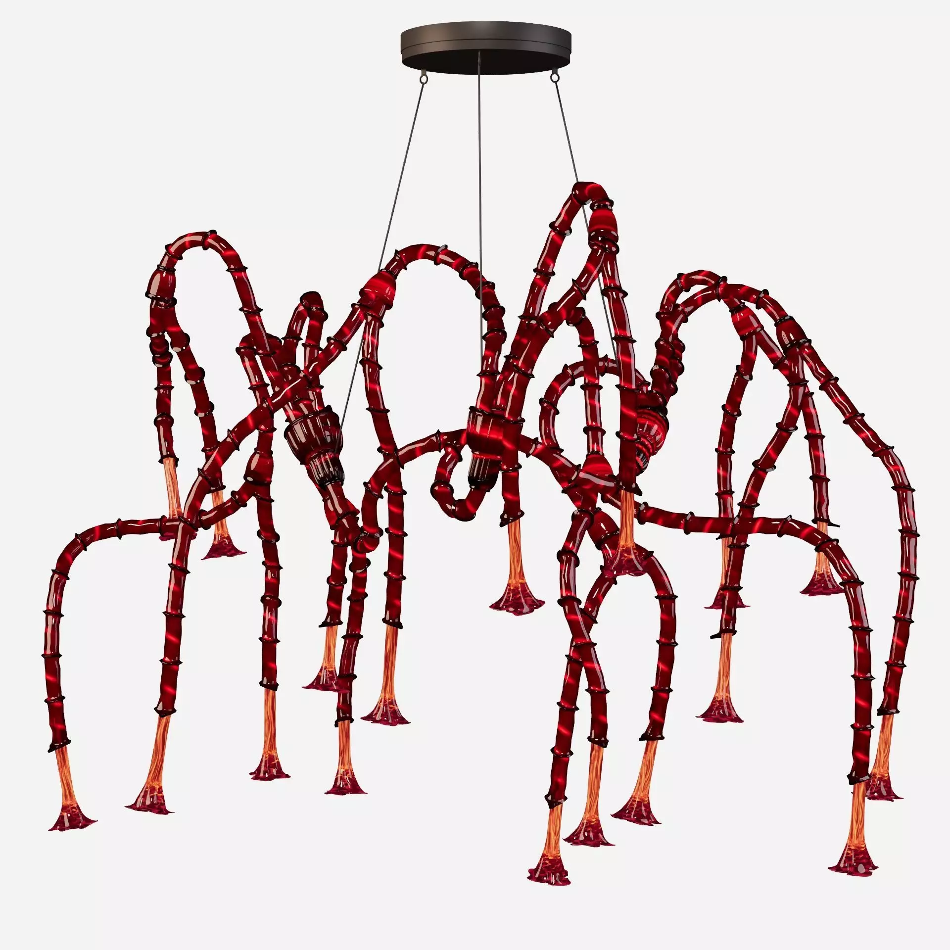 Ceiling lamp Brugmansia Amaranto Floating 3D model_0