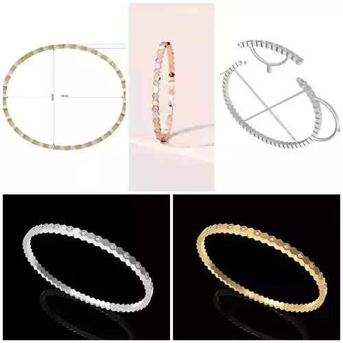 Chaumet Bracelet packet BEE MY LOVE  3D Model Collection