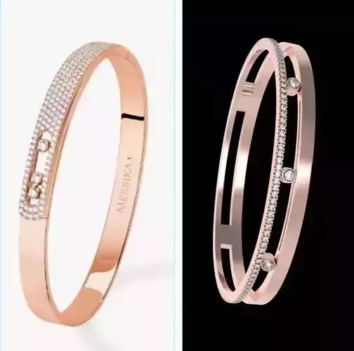 Messika Bracelet packet  3D Model Collection