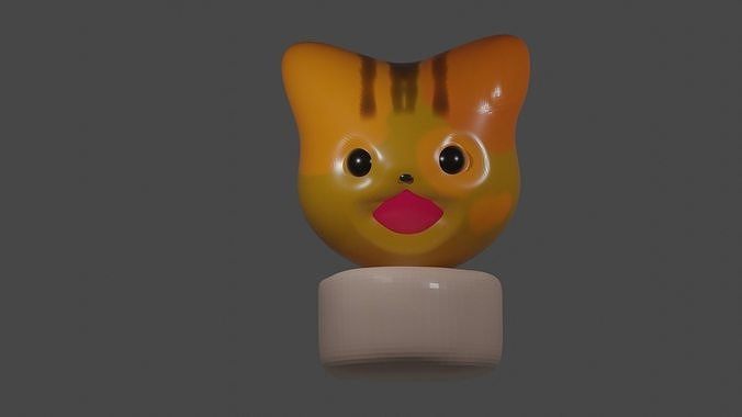 Kitten charm 3D model