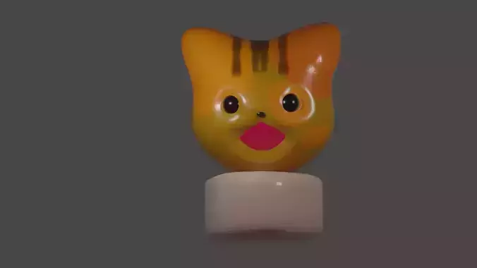 Kitten charm 3D model