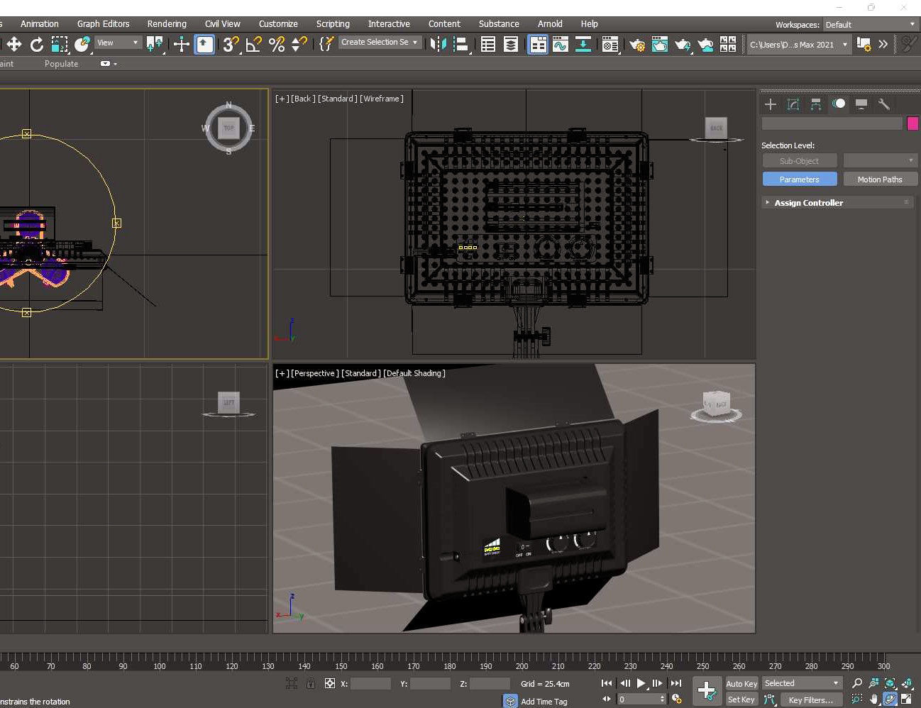 Studio Lights 3D model_13