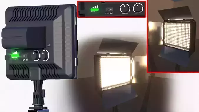Studio Lights 3D model
