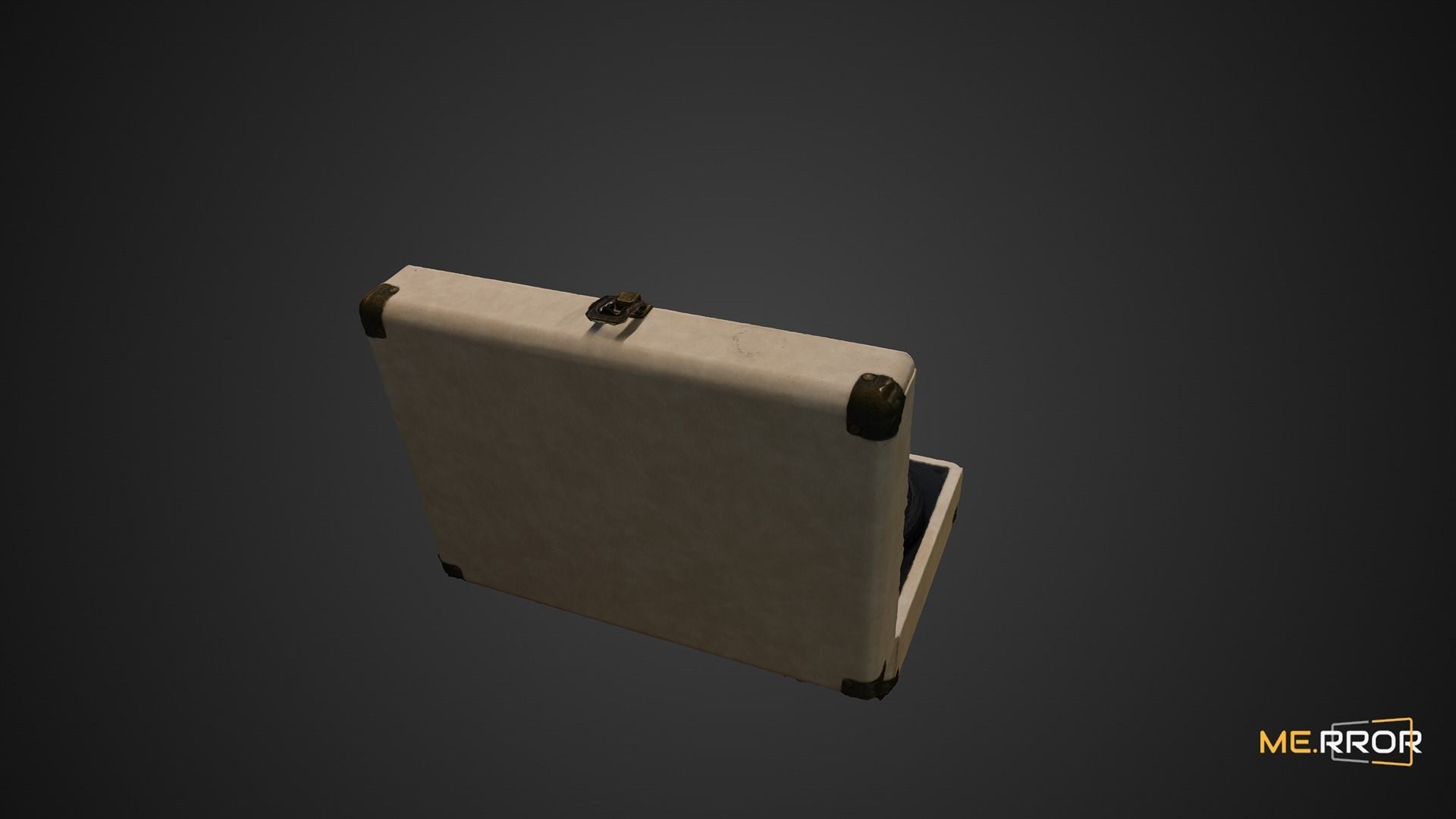 Vintage Turntable LP Player 3D model_2