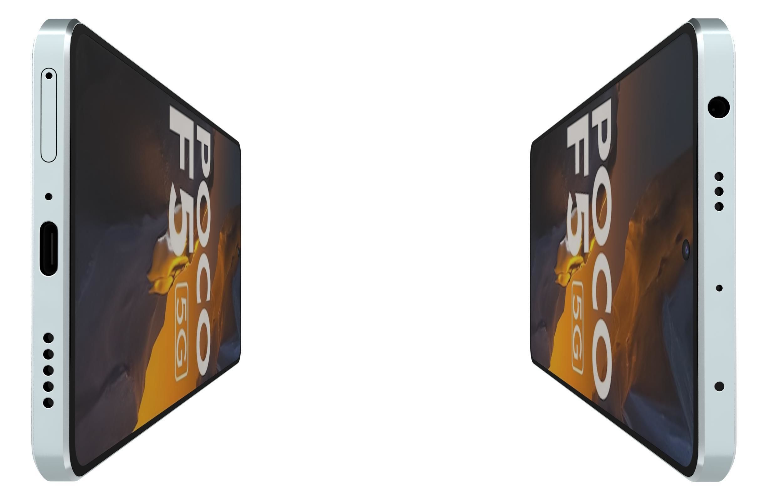 Xiaomi Poco F5 All Colors Low-poly 3D model_33