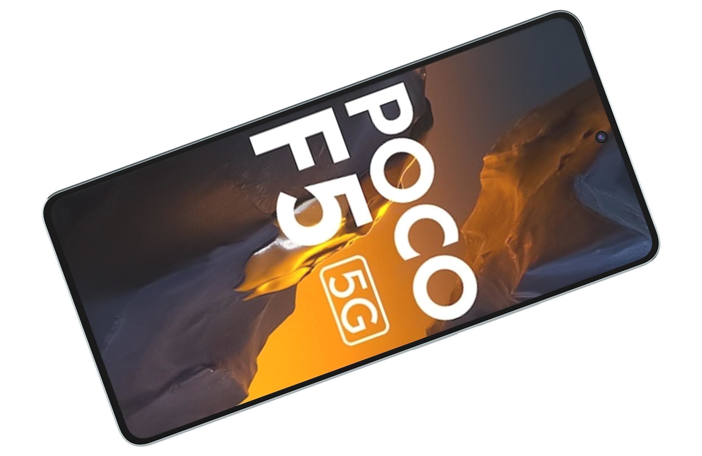 Xiaomi Poco F5 All Colors Low-poly 3D model_35