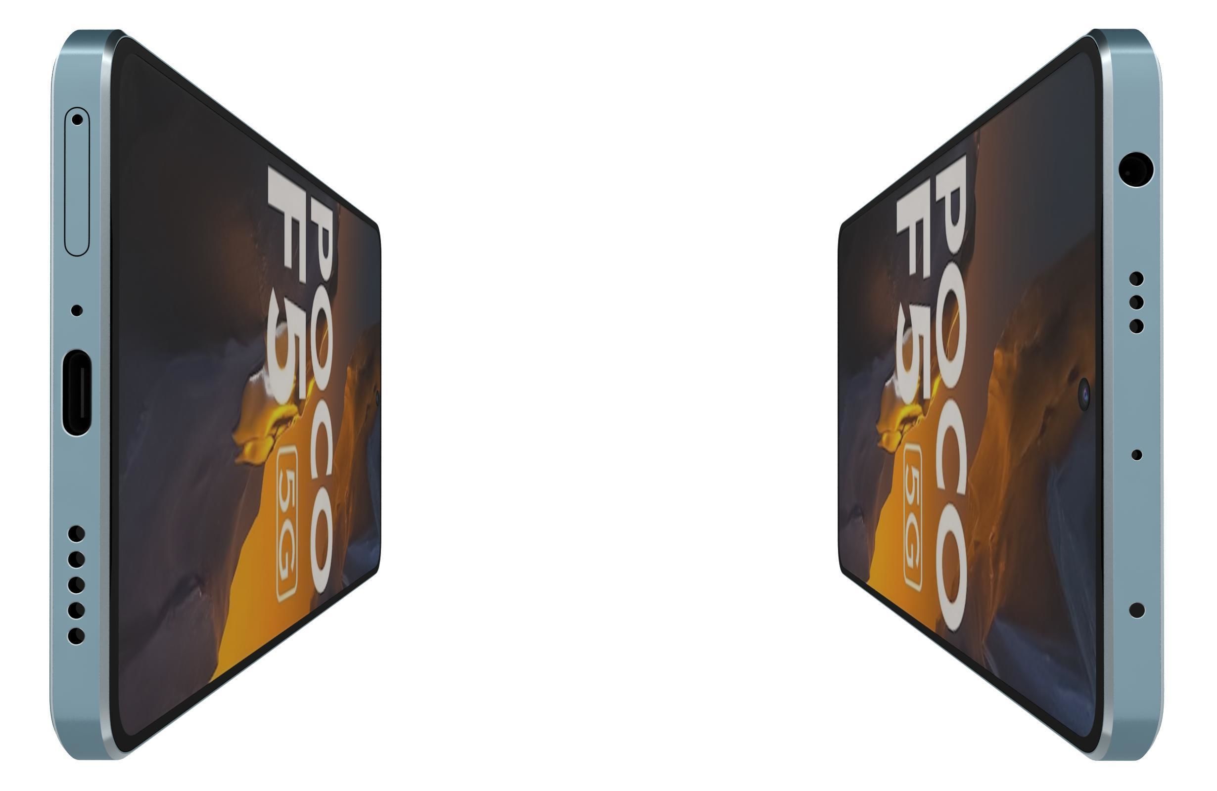 Xiaomi Poco F5 All Colors Low-poly 3D model_22