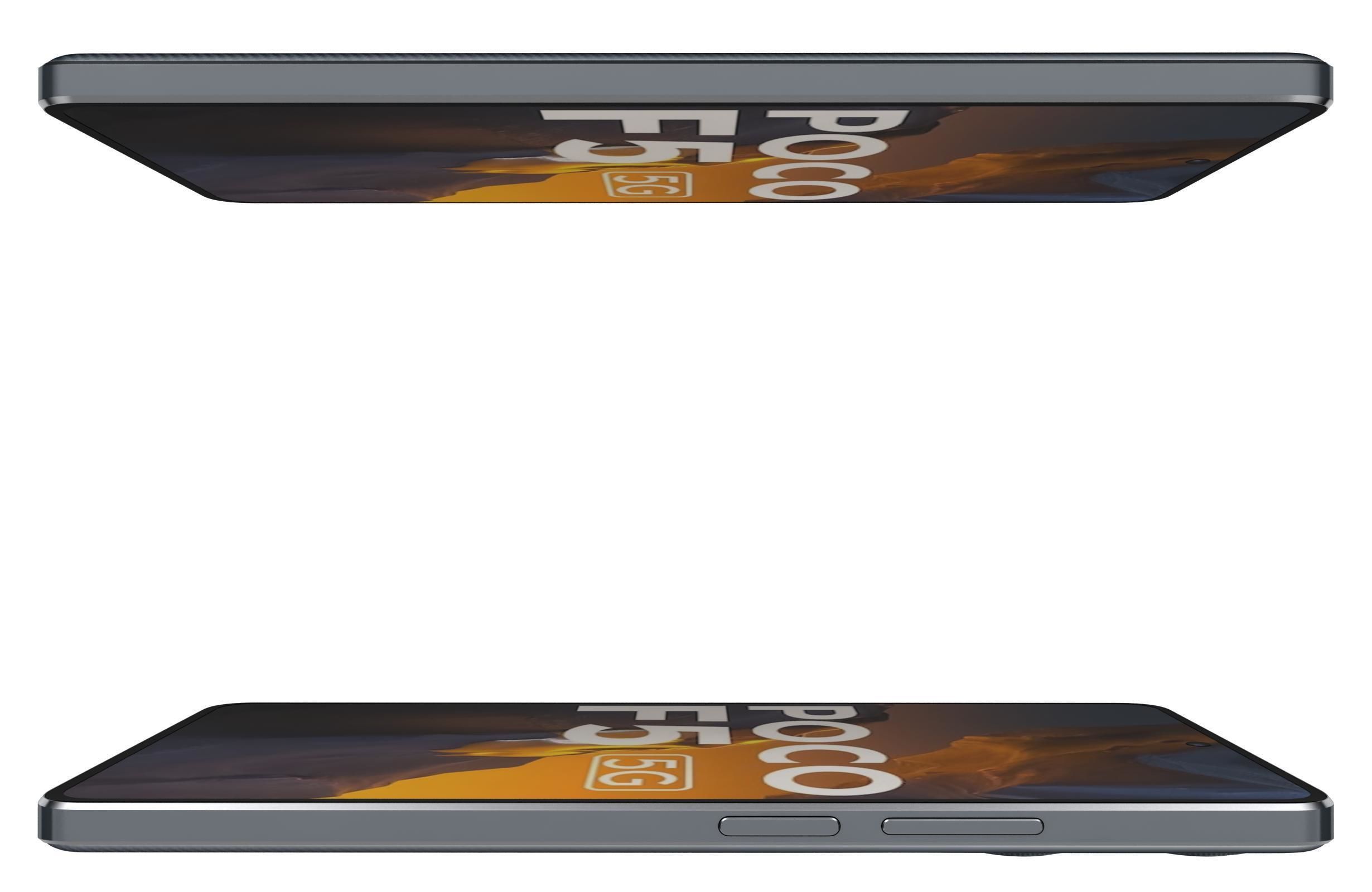 Xiaomi Poco F5 All Colors Low-poly 3D model_12