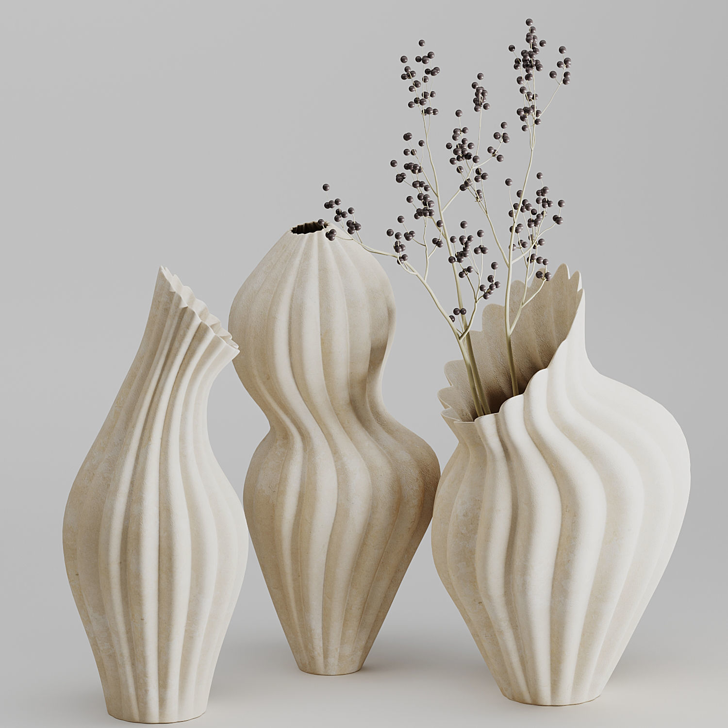 Vase Set 06-Moran Trabelsi Ceramics 3D model_3