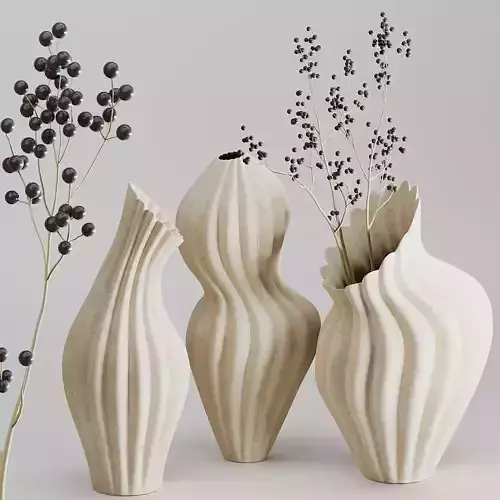 Vase Set 06-Moran Trabelsi Ceramics