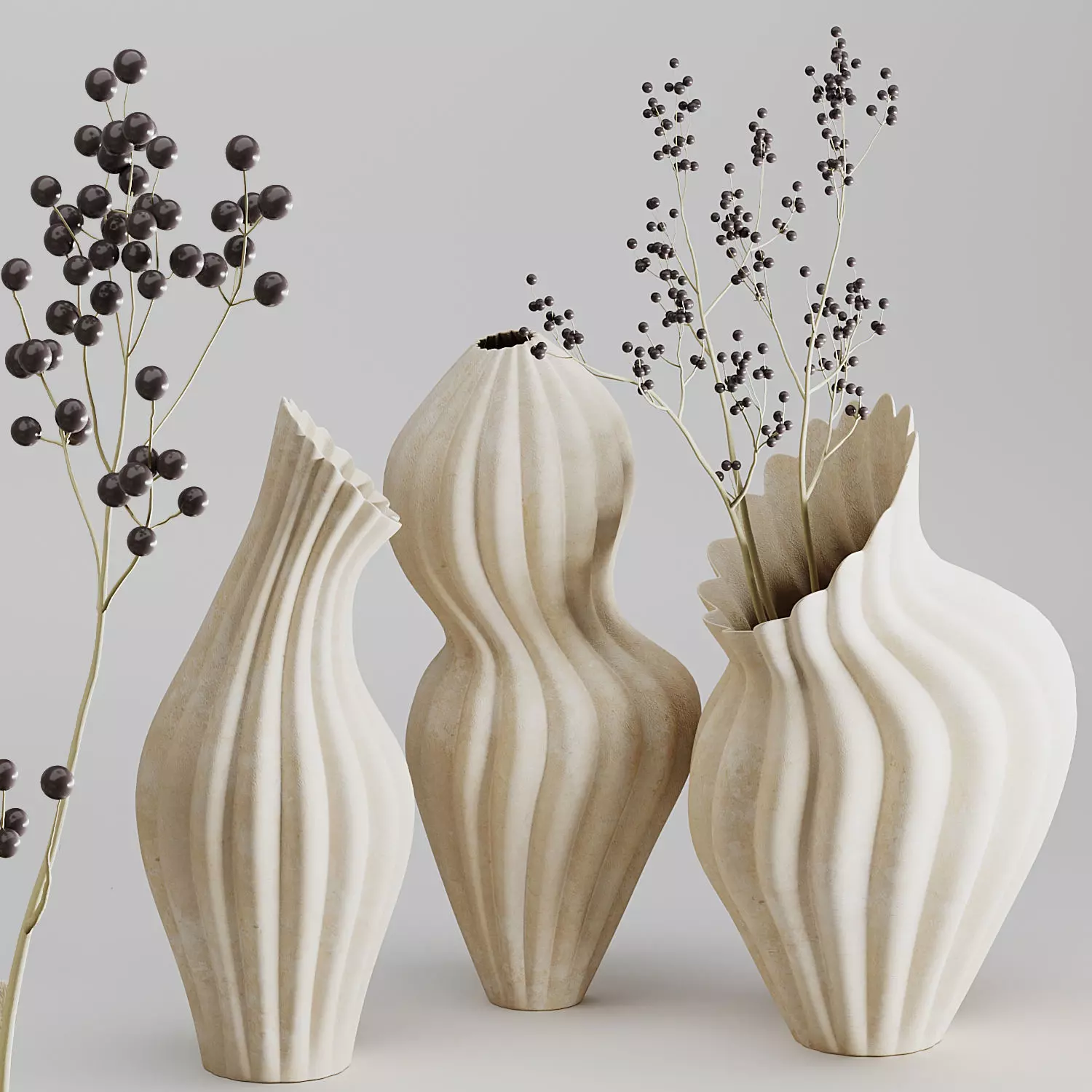 Vase Set 06-Moran Trabelsi Ceramics 3D model_0