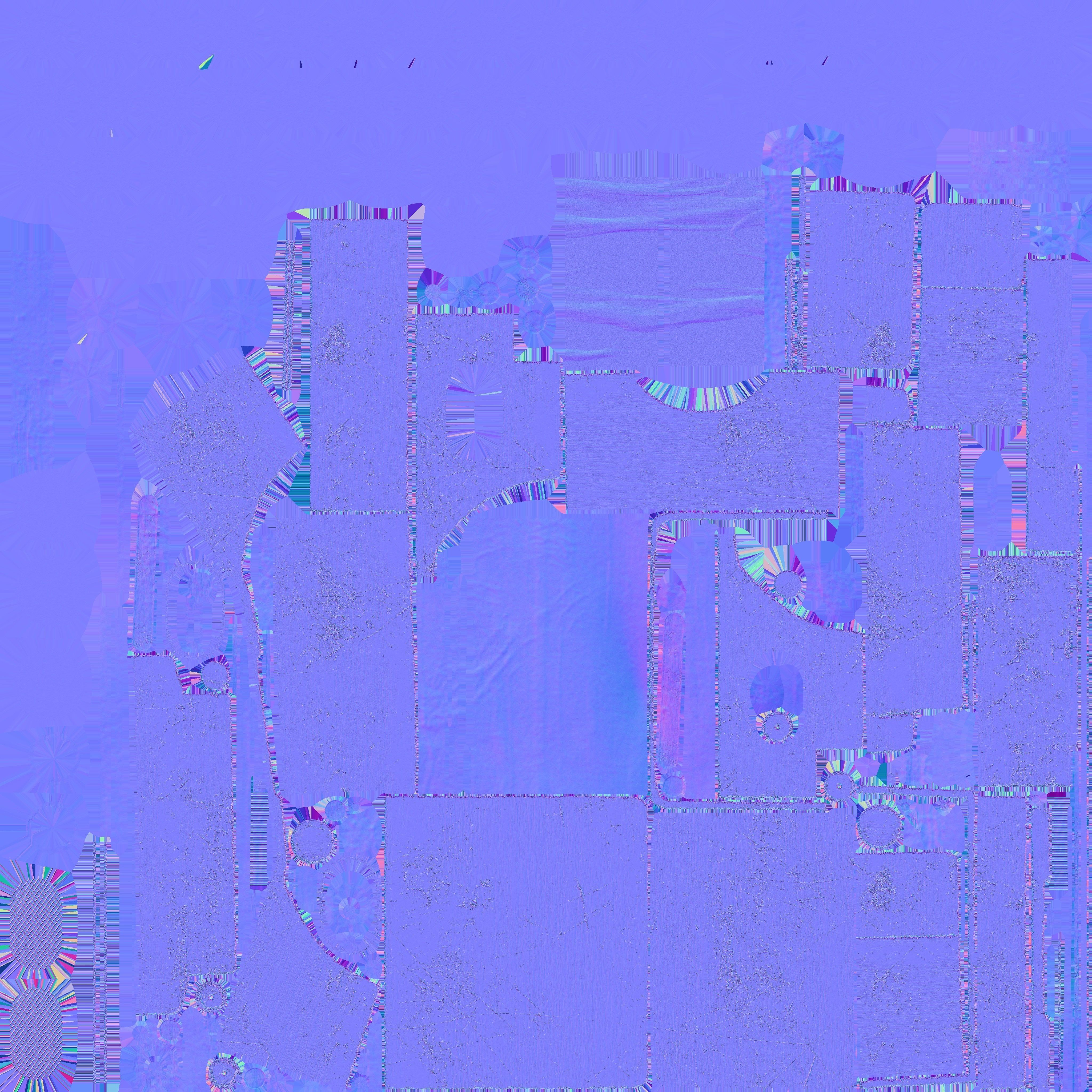 Game Ready Antique Typewriter Low-poly 3D model_16