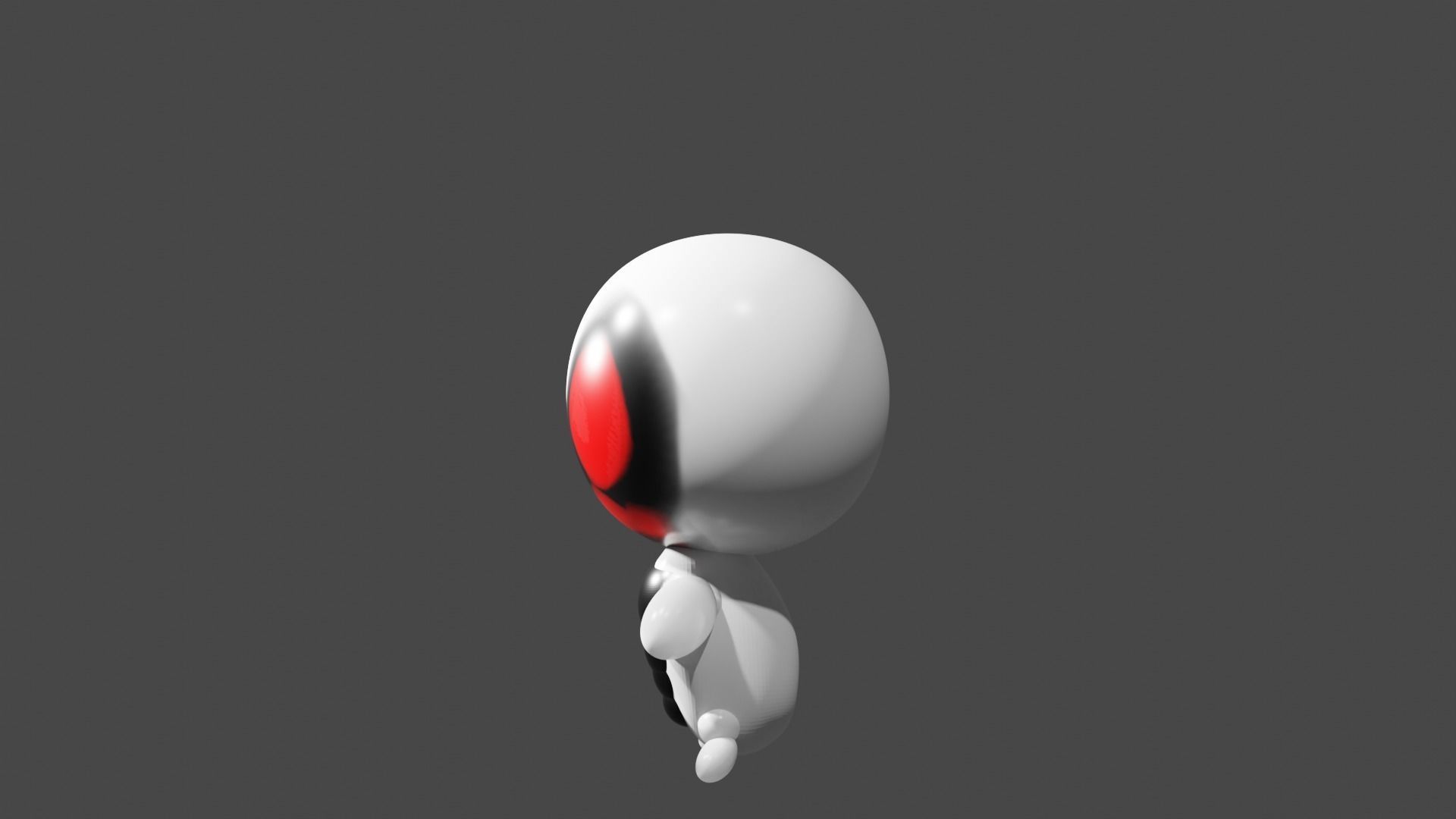 Anti Venom chibi 3D model_1