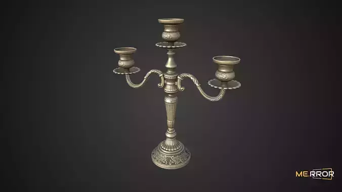 Game Ready Antique Candle Stick 1