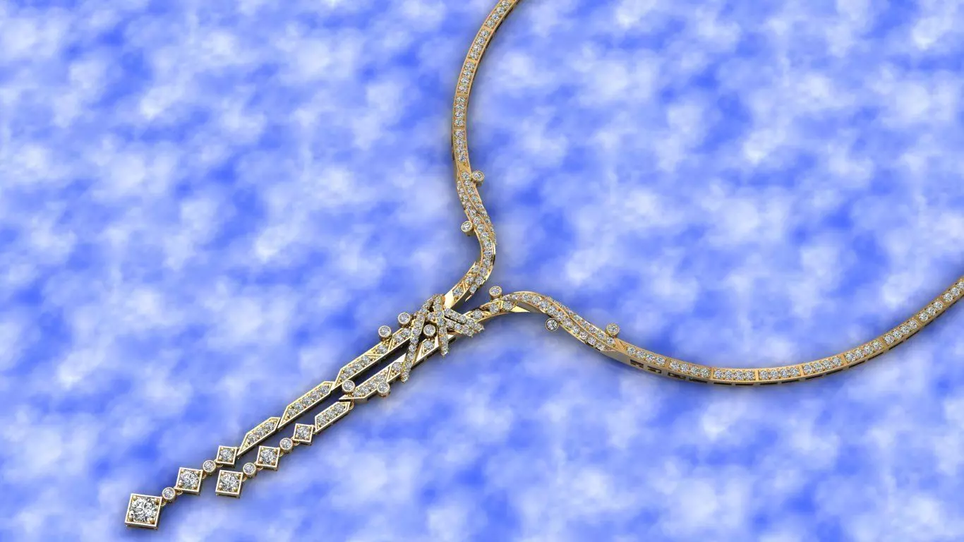 Diamond Necklaces 3D print model