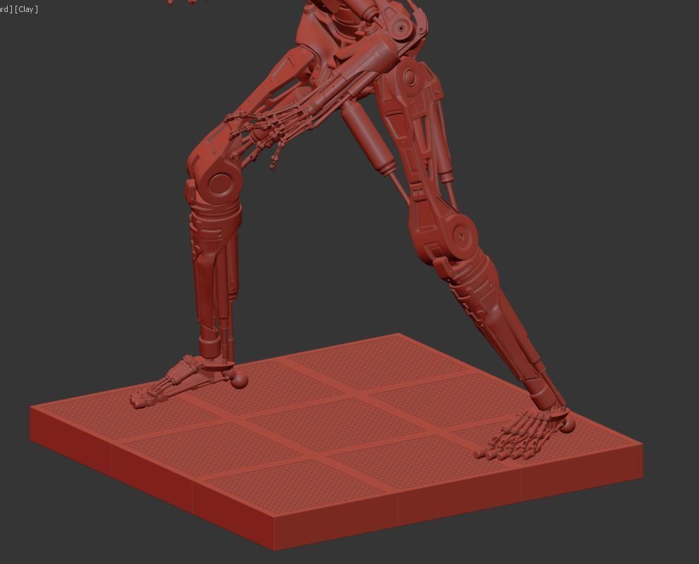 Terminator T-800 Endoskeleton T1 V4 3D print model_19