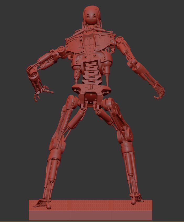 Terminator T-800 Endoskeleton T1 V4 3D print model_24