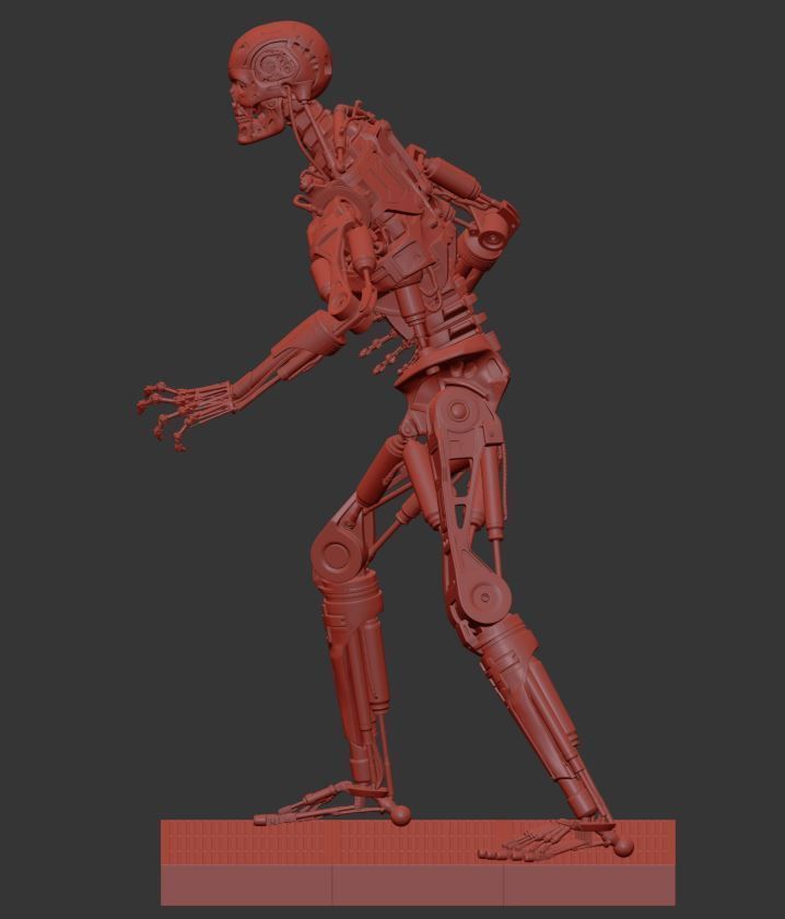 Terminator T-800 Endoskeleton T1 V4 3D print model_23