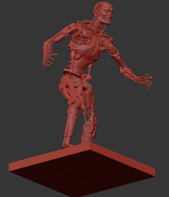 Terminator T-800 Endoskeleton T1 V4 3D print model_15