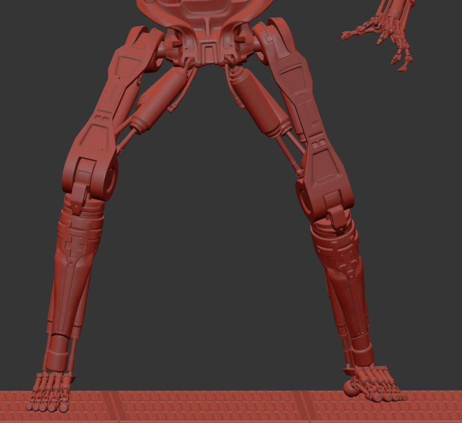 Terminator T-800 Endoskeleton T1 V4 3D print model_29
