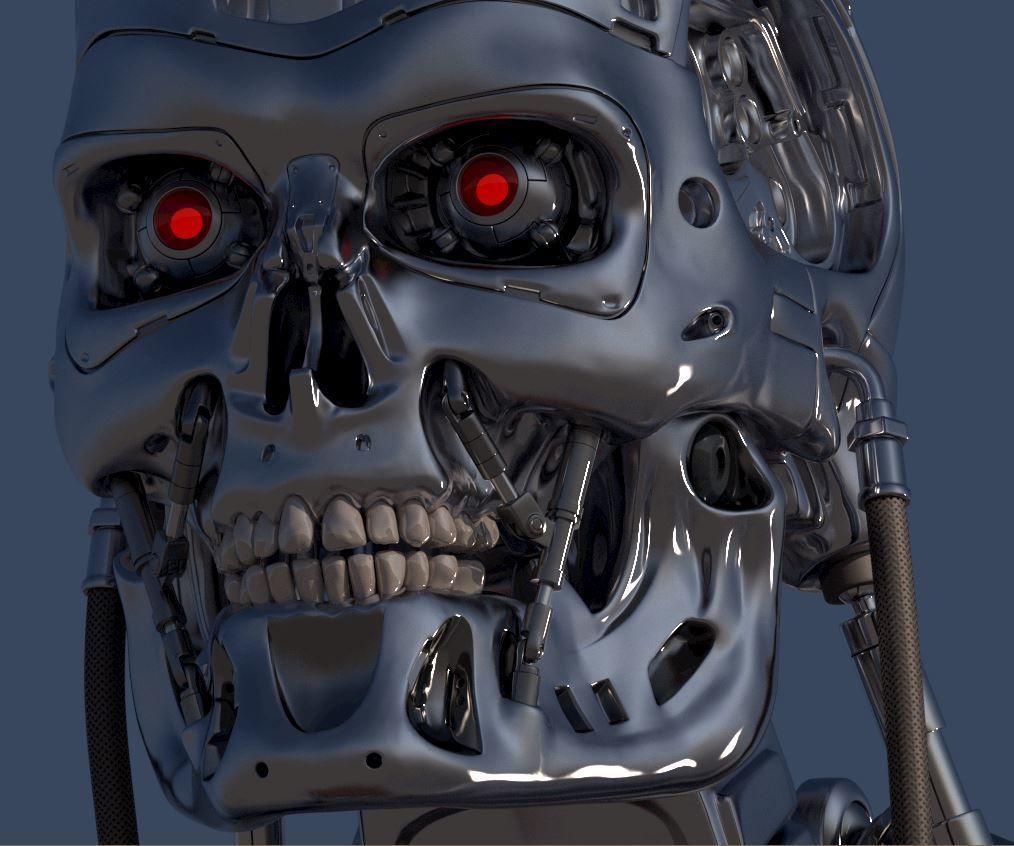 Terminator T-800 Endoskeleton T1 V4 3D print model_41