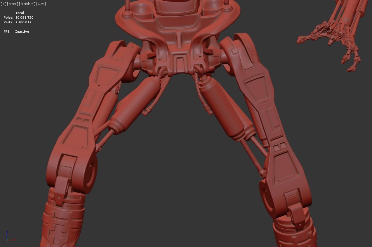 Terminator T-800 Endoskeleton T1 V4 3D print model_17